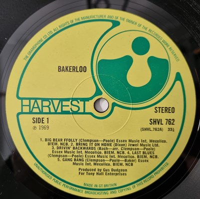 Lot 854 - BAKERLOO - S/T LP (UK OG - HARVEST - SHVL 762)