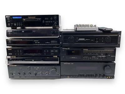 Lot 12 - HIFI EQUIPMENT (SONY, DENON, TEAC, HARMON/KARDON,SAMSON).