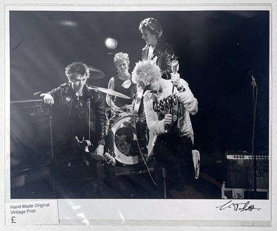 Lot 48 - THE SEX PISTOLS - PRETTY VACANT VIDEO SHOOT - VINTAGE PHOTOGRAPH.