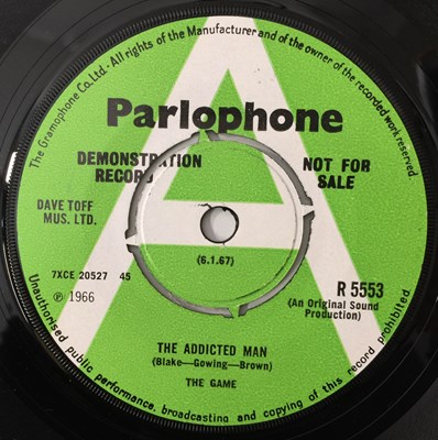 Lot 93 - THE GAME - THE ADDICTED MAN 7" (ORIGINAL UK DEMO - PARLOPHONE R 5553)
