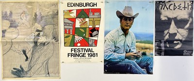 Lot 74 - ADVERTISING / SPORTING POSTERS INC ORIGINAL WIMBLEDON POSTER.