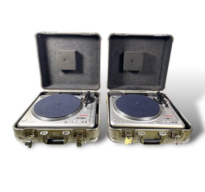 Lot 29 - VESTAX PDX-2000MKII TURNTABLES - PAIR.