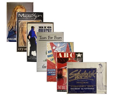Lot 191 - 1980S POSTER COLLECTION - INC ABC / MARILYN.