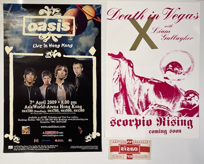 Lot 436 - OASIS  - POSTER COLLECTION INC HONG KONG / KNEBWORTH.