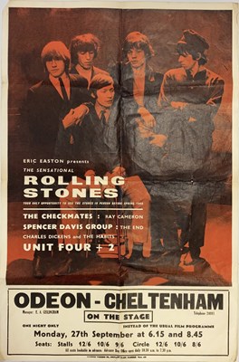 Lot 414 - ROLLING STONES 1965 CHELTENHAM POSTER