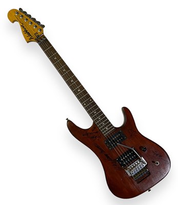 Lot 26 - WHITESNAKE - A FULLY SIGNED GUITAR.