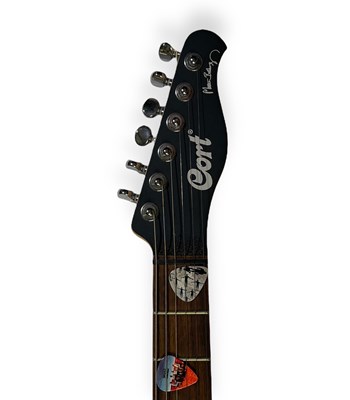 Lot 27 - MUSE - DRONES TOUR 2015/6 FULLY SIGNED CORT/MANSON GUITAR.