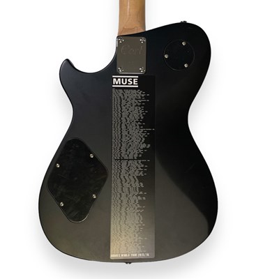 Lot 27 - MUSE - DRONES TOUR 2015/6 FULLY SIGNED CORT/MANSON GUITAR.
