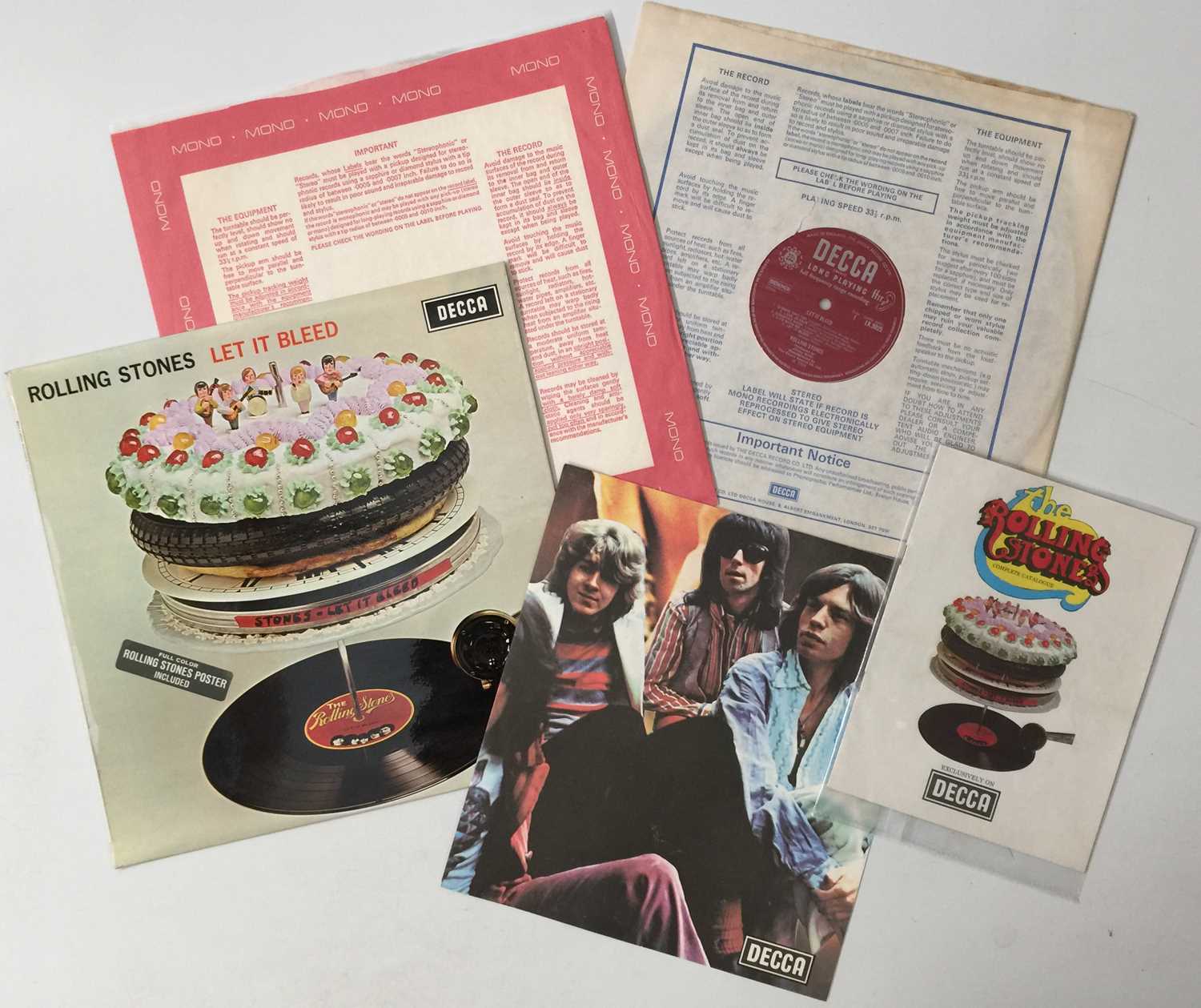 Lot 101 - THE ROLLING STONES - LET IT BLEED LP (COMPLETE ORIGINAL UK MONO COPY - LK 5025)
