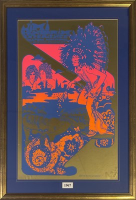 Lot 75 - JIMI HENDRIX - OSIRIS VISIONS OA103 - ORIGINAL 1967 POSTER.