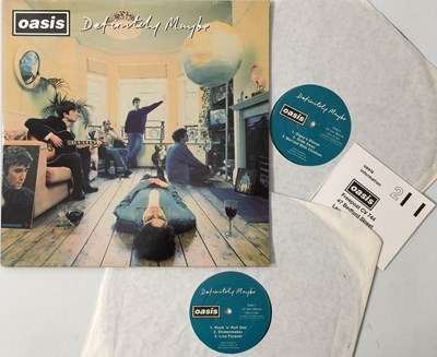 Lot 318 - OASIS - DEFINITELY MAYBE LP (UK OG - DAMONT PRESS - CRE LP169)