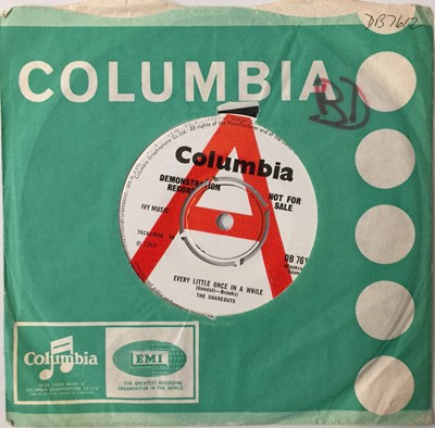Lot 377 - THE SHAKEOUTS - EVERY LITTLE ONCE IN A WHILE 7" (COLUMBIA DB 7613 - DEMO)