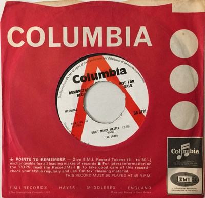 Lot 379 - THE LORDS - DON'T MINCE MATTER 7" (DEMO - DB 8121)