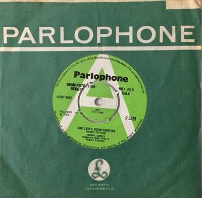 Lot 385 - JOHNNY CURTIS - OUR LOVE'S DISINTEGRATING 7" (DEMO - R5529)