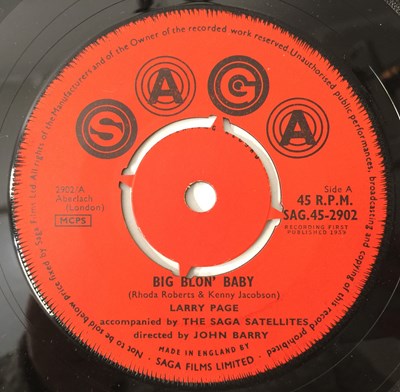 Lot 390 - LARRY PAGE - BIG BLON' BABY 7" (SAG.45-2902)