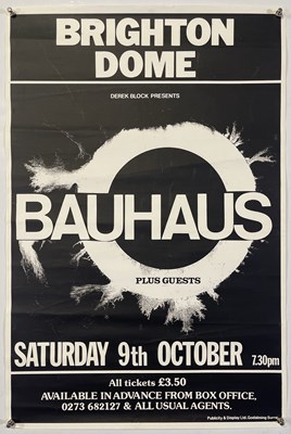 Lot 140 - BAUHAUS - CONCERT POSTER C 1982.