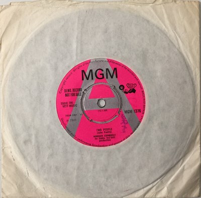 Lot 395 - NORMAN CONQUEST - TWO PEOPLE 7" (DEMO - MGM 1376)