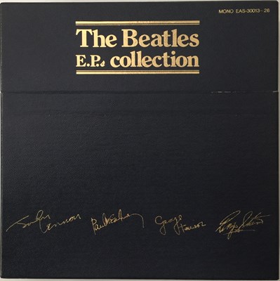 Lot 356 - THE BEATLES - EP COLLECTION 7" BOX SET (JAPANESE RED VINYL - ODEON EAS-30013 - 26)
