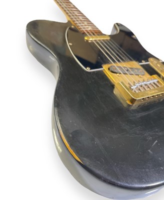 Lot 6 - THE SARSTEDT COLLECTION - 1981 BLACK & GOLD FENDER TELECASTER ELECTRIC GUITAR. SERIAL: CE 10607.