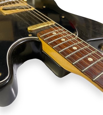 Lot 6 - THE SARSTEDT COLLECTION - 1981 BLACK & GOLD FENDER TELECASTER ELECTRIC GUITAR. SERIAL: CE 10607.