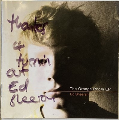 Lot 284 - ED SHEERAN SIGNED ORANGE ROOM CD
