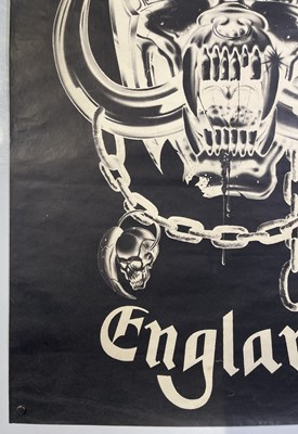 Lot 85 - MOTORHEAD - ENGLAND POSTER C 1977.