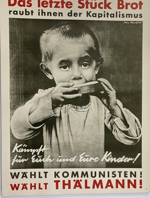 Lot 66 - JOHN HEARTFIELD (1891-1968) - 33 PHOTOMONTAGES, 1976.