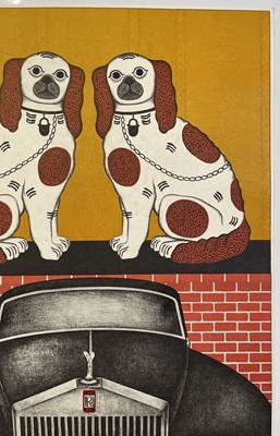 Lot 80 - KLAUS MORITZ (1930 - 2016) - ORIGINAL 1971 'LONDON MIX' EXHIBITION POSTER.