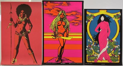 Lot 81 - HEADSHOP / BLACKLIGHT POSTERS.