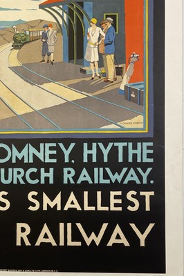 Lot 85 - ADVERTISING / TRAVEL / RAILWAYANA POSTER - GREATSTONE- WORLD'S SMALLEST RAILWAY.