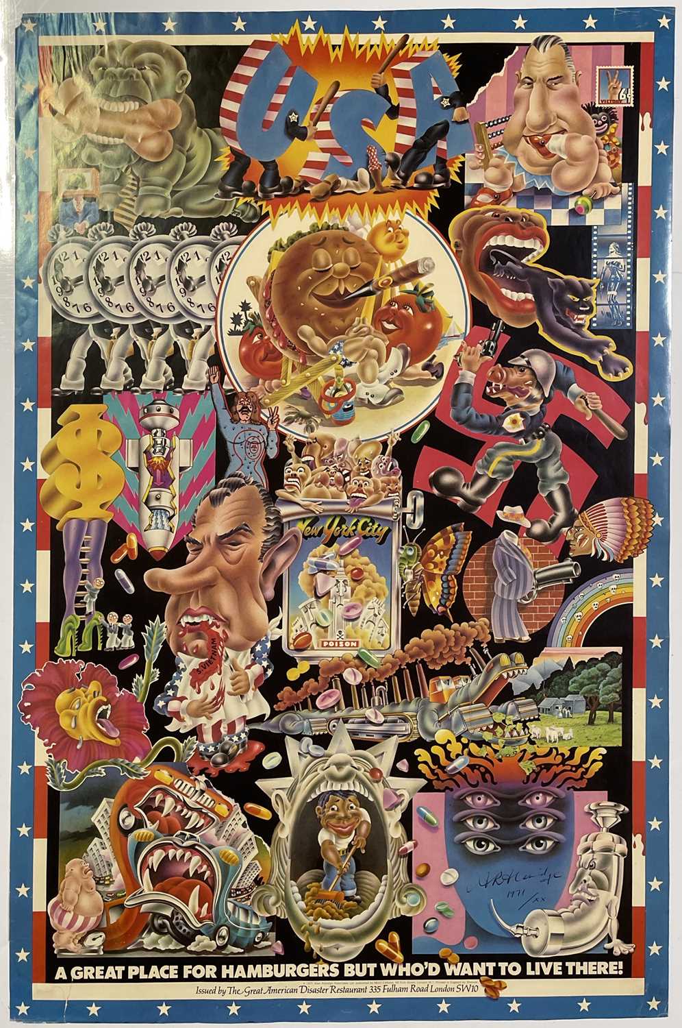 Lot 86 - ALAN ALDRIDGE - A RARE 1970S POSTER DESIGN -