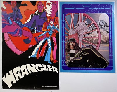 Lot 92 - SAN FRANCISCO / PSYCH POSTERS INC ORIGINAL WRANGLER ADVERTISEMENT.