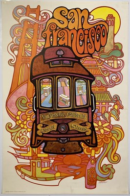 Lot 93 - JOHN LICHTENWALNER (US, 1922) - ORIGINAL SAN FRANCISCO POSTER.