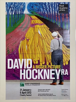 Lot 94 - ADVERTISING POSTERS - CARTIER / HOCKNEY