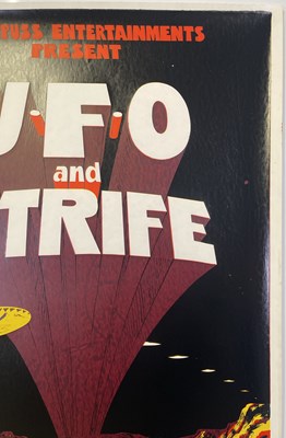 Lot 86 - UFO - AN ORIGINAL AND RARE CONCERT POSTER FOR NOTTINGHAM, 1975.