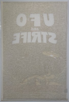 Lot 86 - UFO - AN ORIGINAL AND RARE CONCERT POSTER FOR NOTTINGHAM, 1975.