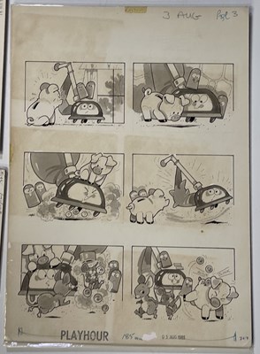 Lot 45 - ORIGINAL COMIC ART - 'PLAYHOUR' C 1980S.