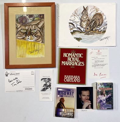 Lot 129 - TV & BOOK RELATED AUTOGRAPHS INC DORIS DAY.