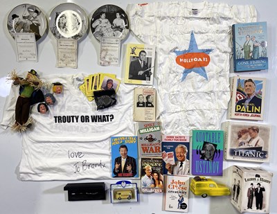 Lot 130 - SIGNED BOOKS AND TV-RELATED ITEMS.