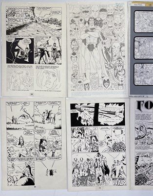 Lot 47 - ORIGINAL COMIC ART - GLENN FLEMING HAND DRAWN COMIC ART 'PHASE TWO'.