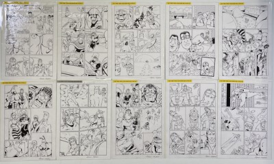 Lot 48 - ORIGINAL COMIC ART - MYCHAILO KAZYBIRD HAND DRAWN COMIC ART.