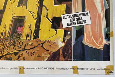 Lot 184 - HAMMER FILMS  - THE VENGEANCE OF SHE (1968) ORIGINAL UK QUAD POSTER.