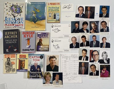Lot 103 - AUTOGRAPHS - CELEBRATIES/ POLITICIANS. BILL GATES/DONALD TRUMP/ TONY BLAIR/CAPTAIN TOM