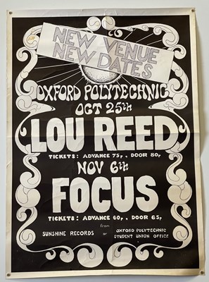 Lot 107 - LOU REED 1972 POSTER