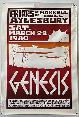 Lot 94 - GENESIS FRIARS AYLESBURY POSTER