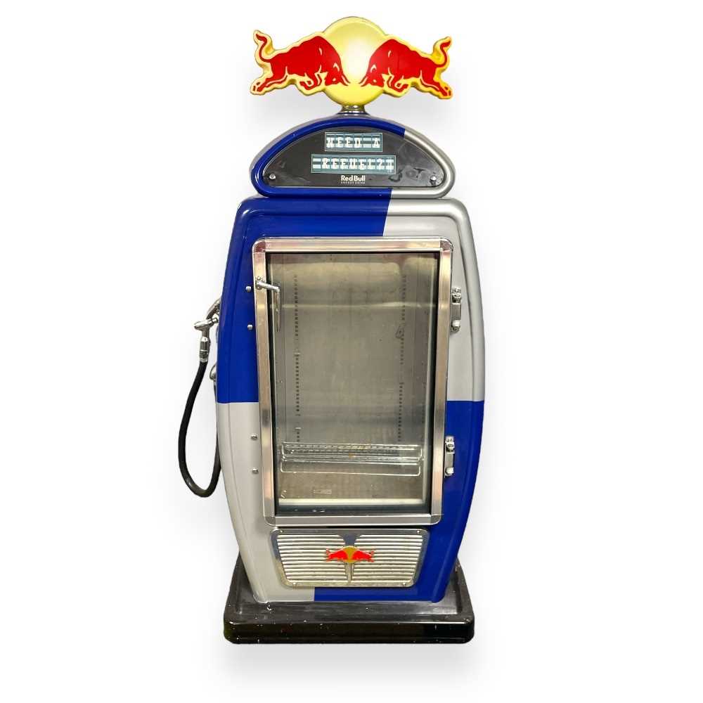 Lot 7 - RED BULL - FULL-SIZED 'REFUEL' PETROL PUMP FRIDGE.