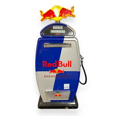 Lot 7 - RED BULL - FULL-SIZED 'REFUEL' PETROL PUMP FRIDGE.