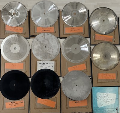 Lot 39 - THE EAGLES - COLLECTION OF METAL STAMPERS FROM HOTEL CALIFORNIA (AS 53 051)
