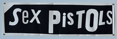 Lot 151 - SEX PISTOLS BANNER POSTER