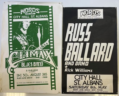 Lot 83 - CLIMAX BLUES BAND / RUSS BALLARD POSTERS